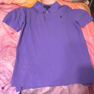 Purple boys polo by Ralph Lauren